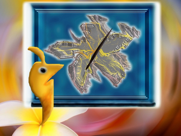 Creation of Hawaiian flower painting: Step 7
